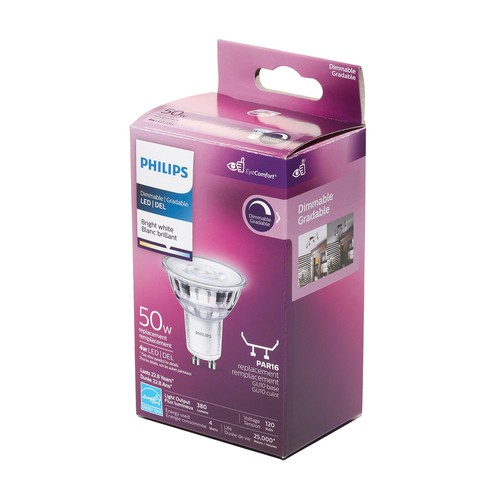 Philips Light Bulbs LED 50W Bright White Glass