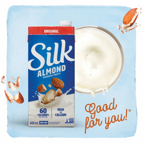 Silk Dairy-Free Almond Beverage Original Shelf Stable 946 ml