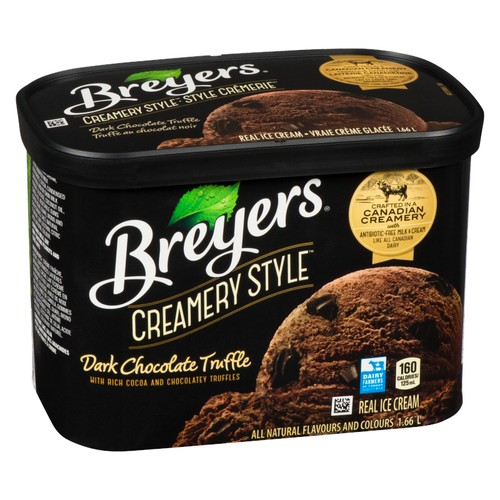 Breyers Ice Cream Dark Chocolate Truffle 1.66 L