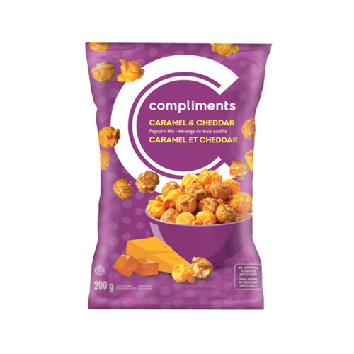 Compliments Popcorn Mix Caramel & Cheddar 200 g