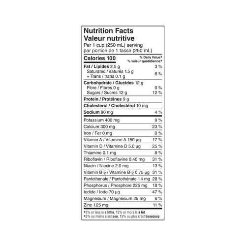 Lactantia PurFiltre 1% Milk Partially Skimmed 2 L