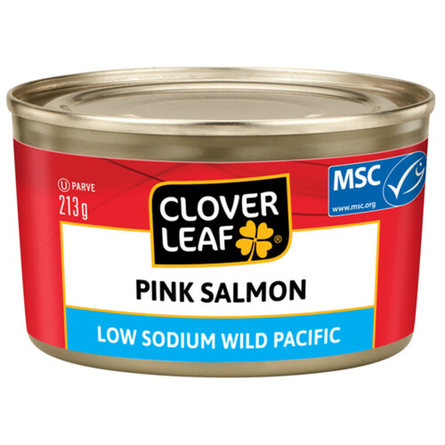 Clover Leaf Pink Salmon Wild Pacific Low Sodium 213 g