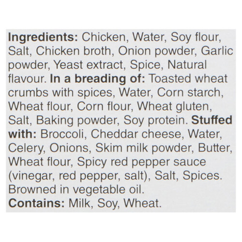 Prime Chicken Stuffed with Broccoli & Cheddar Raised Without