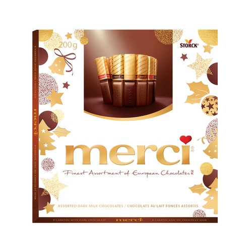 Merci Dark Fine Selection Chocolates 200 g - Voilà Online