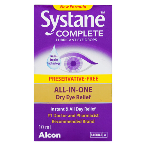 Systane Complete Lubricant Dry Eye Relief Drops 10 ml