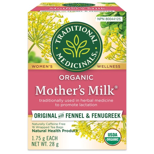 Traditional Medicinals Herbal Tea Mother's Milk 16 Tea Bags