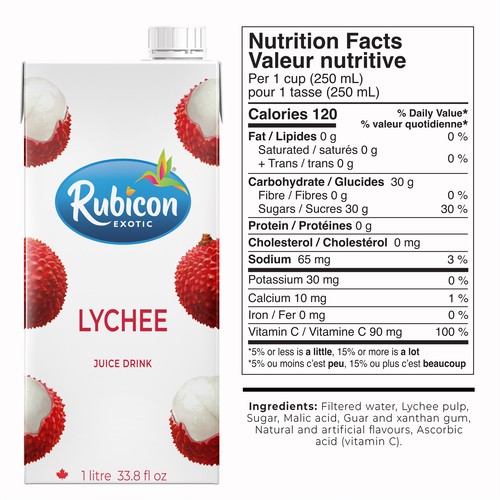 Rubicon Exotic Juice Lychee 1 L