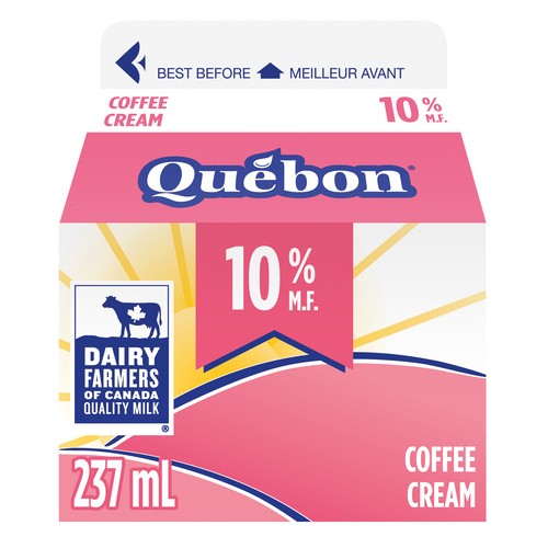 Quebon 10% Coffee Cream 237 ml