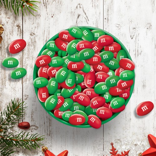 M&M's Chocolate Peanut Holiday Blend Red And Green 165 g