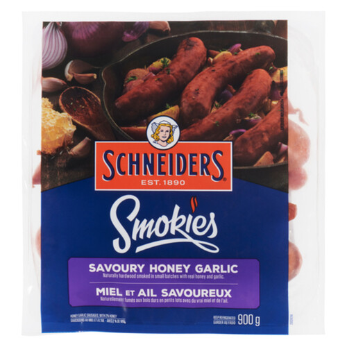 Schneiders Smokies Smoked Sausage Honey Garlic 900 g