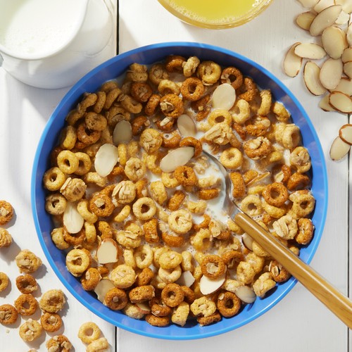 Cheerios Cereal Oat Crunch Almond Family Size 516 g