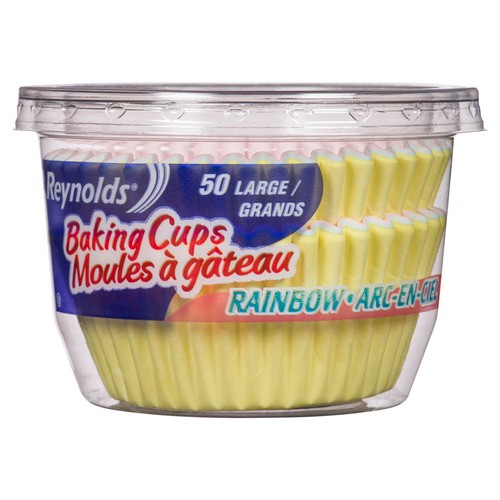 Reynolds Baking Cups Rainbow Large 50 Count