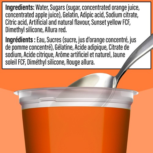Jell-O Gel Snacks Orange 384 g