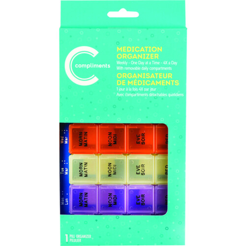 Compliments Medication Organizer 1 EA 