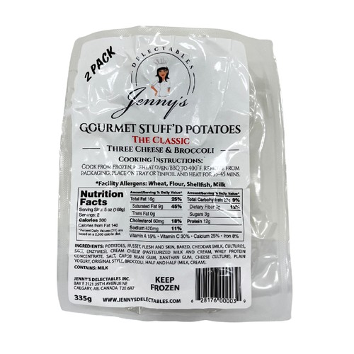Jenny's Delectables Gourmet Classic Stuffed Potato 2 EA