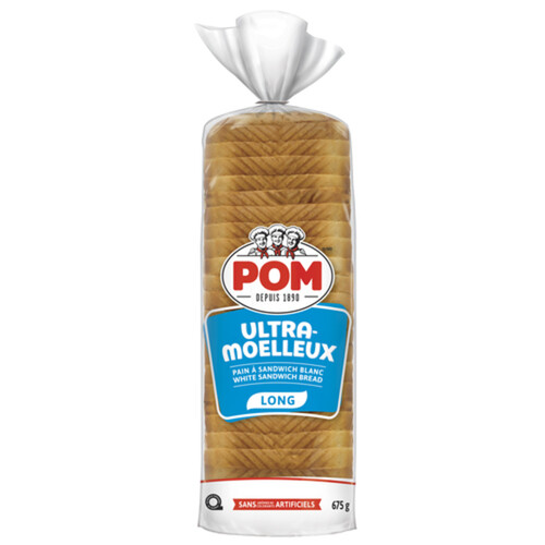 POM White Sandwich Bread Sliced Ultra Moelleux 675 g
