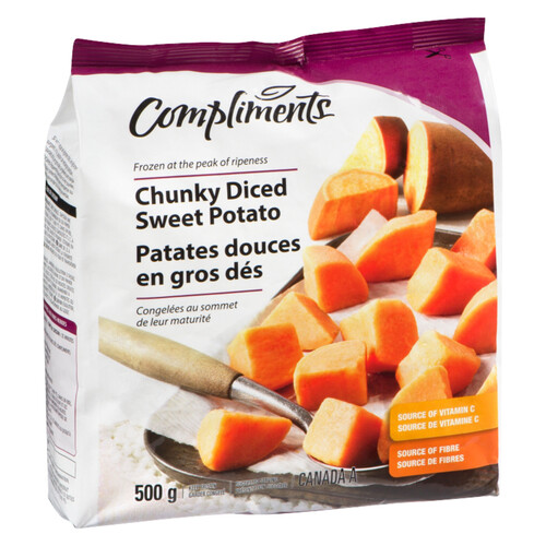 Compliments Frozen Sweet Potato Chunky Diced 500 g
