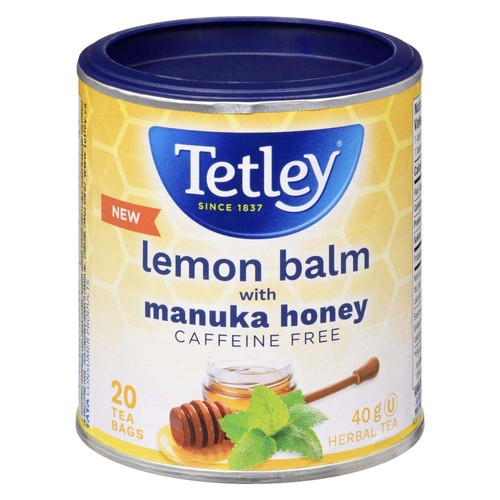 Tetley Herbal Tea Lemon Balm with Manuka Honey 20 Tea Bags 