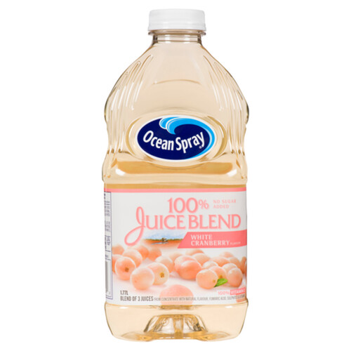 Ocean Spray 100% Juice White Cranberry 1.77 L (bottle)