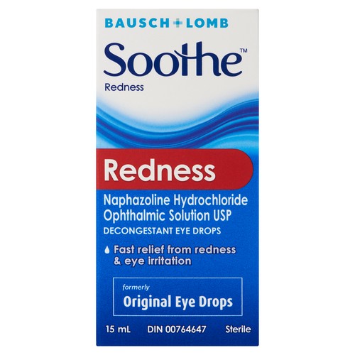 Bausch + Lomb Eye Drops Soothe Redness 15 ml