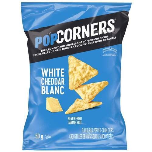 Popcorners Popped Corn White Cheddar Chips 50 g