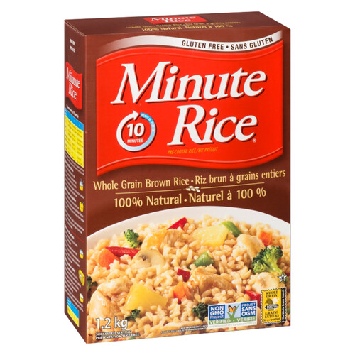 Minute Rice Whole Grain Brown Rice 1.2 kg
