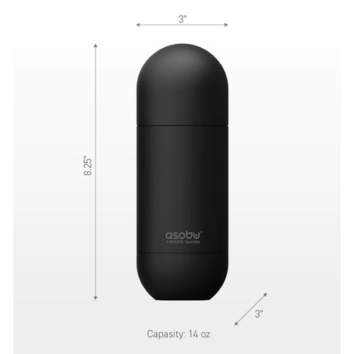 Asobu Orb Bottle Black 1 EA