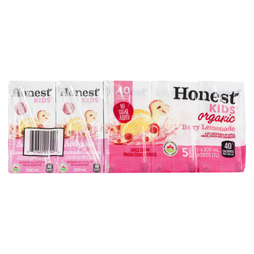 Honest Kids Juice Berry Lemonade 5 x 200 ml