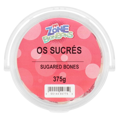 Les Aliments Johnvince Candy Sugared Bones 375 g
