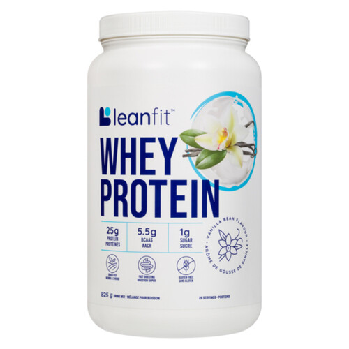 LeanFit Vanilla Whey Protein 825 g