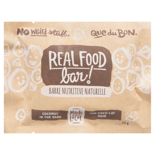 Made With Local Real Food Nutrition Bar Coconut In The Dark 53 g