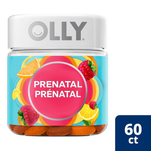 OLLY Prenatal Multivitamin Gummy Sweet Citrus 60 Count