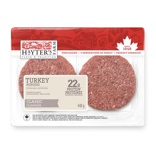 Hayter's Farm Turkey Burgers Classic 4 x 112 g