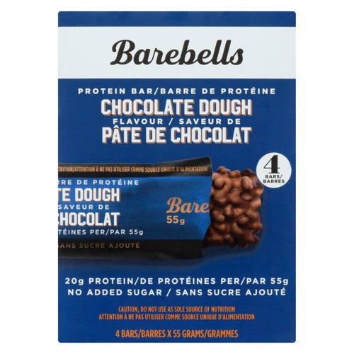 Barebells Protein Bar Chocolate Dough Flavour 4 x 55 g