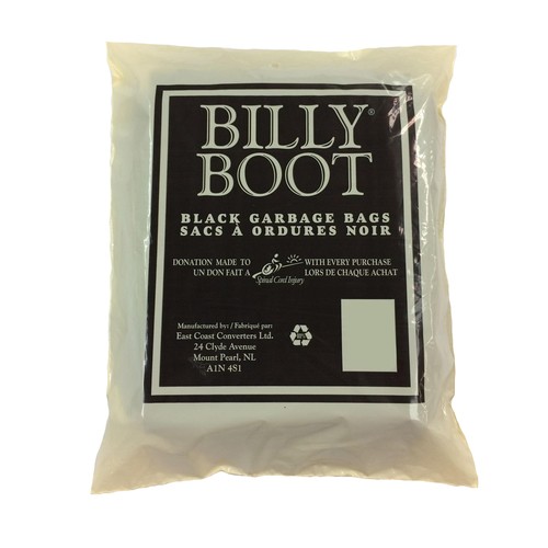 Billy Boot Big Garbage Bags Black 18 Bags
