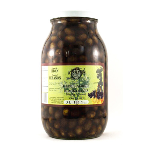 Rashaya Marinated Black Olives 3 L