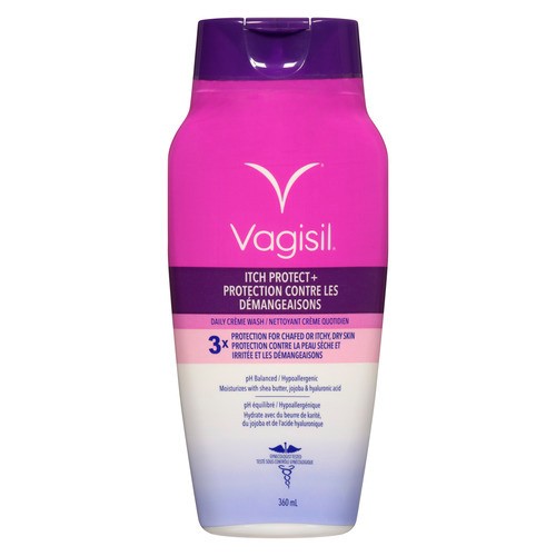 Vagisil Daily Crème Feminine Wash Itch Protect+ 360 ml