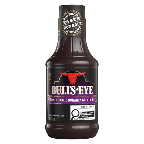 Bull's-Eye Barbecue Sauce Honey Garlic Bonanza 425 ml