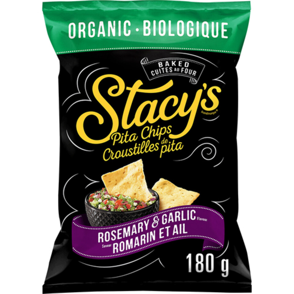 Stacy’s Organic Pita Chips Rosemary & Garlic 180 g Voilà Online