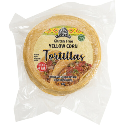 Farm Boy Gluten-Free Tortillas Yellow Corn 450 g