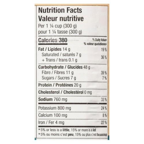 Sprague Plant Based Canned Chili White Bean 425 g