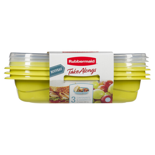Rubbermaid Take Along Large Divided Snack Go Container 1 EA Voilà