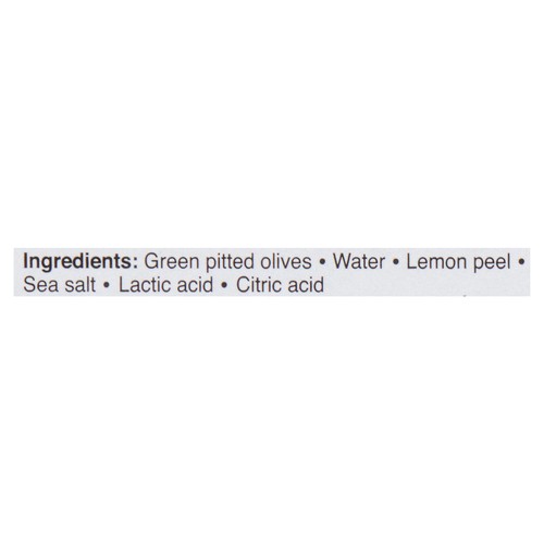 Pilaros Green Olives With Lemon Peel 1 L