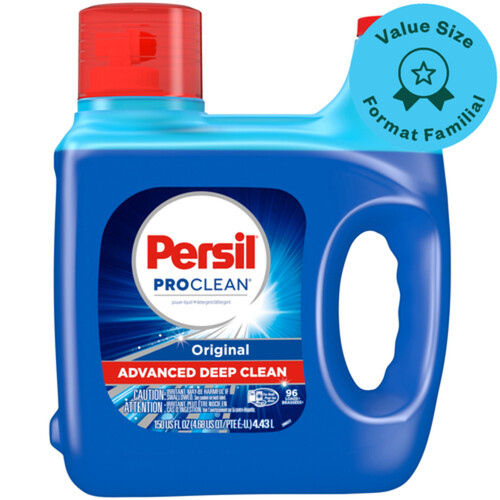 Persil Proclean Liquid Laundry Detergent Original 4.43 L