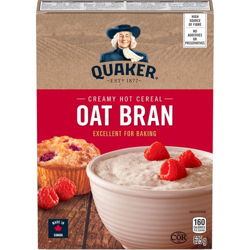 Quaker Hot Cereal Oat Bran Creamy 625 g
