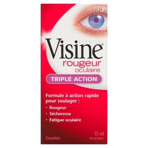 Visine Advance Triple Action Eye Drops 15 ml