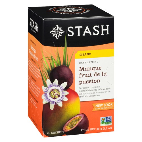 Stash Caffeine-Free Herbal Tea Mango Passionfruit 20 Tea Bags