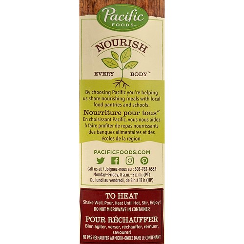 Pacific Foods Organic Lightly Salted Soup Roasted Red Pepper & Tomato 1 L