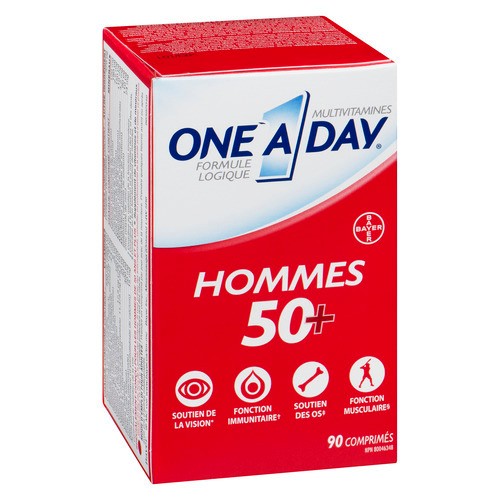 One A Day Mens 50+ Multivitamins 90 Tablets