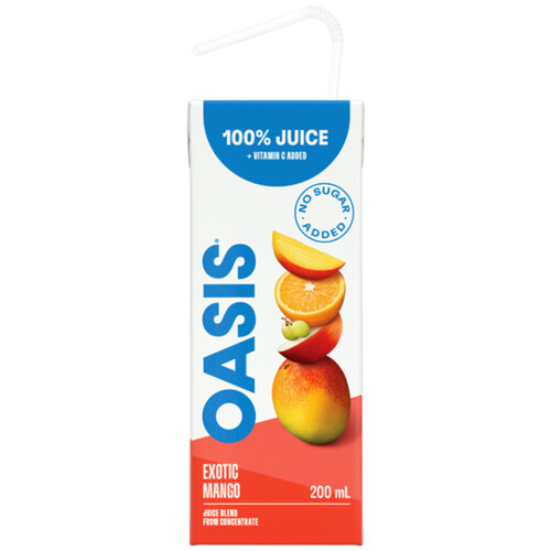 Oasis Juice Boxes Exotic Mango 8 x 200 ml